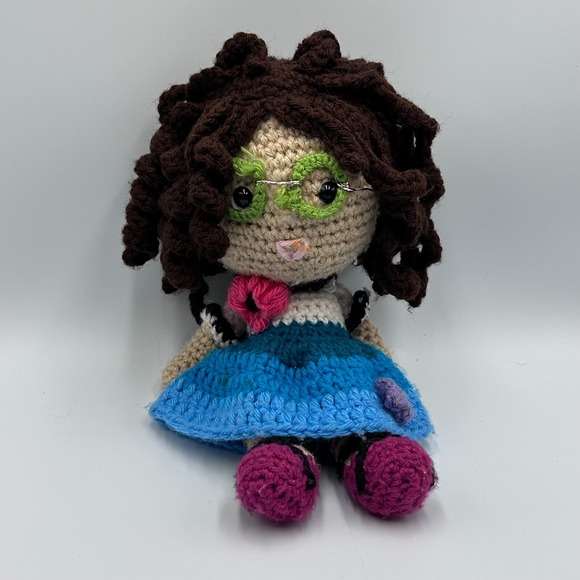 Disney Encanto Mirabel Crochet Doll 12" Hand Made Great Condition - Picture 13 of 13